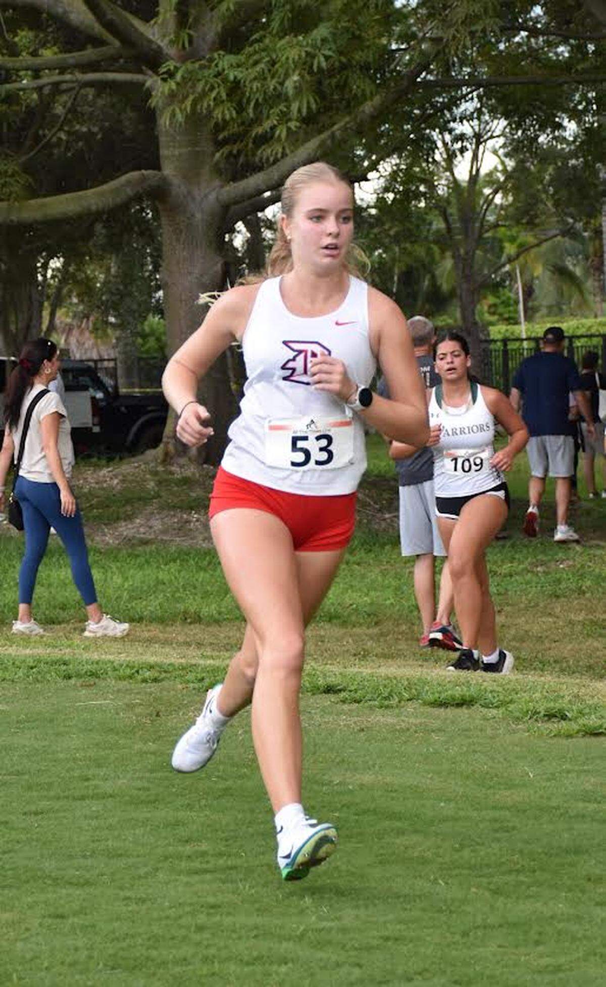 Nicole Lewis of the Doral Academy girls’ cross-country team.