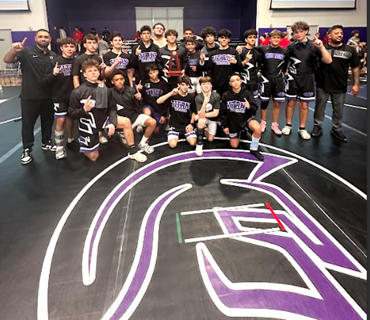 The True North boys’ wrestling team
