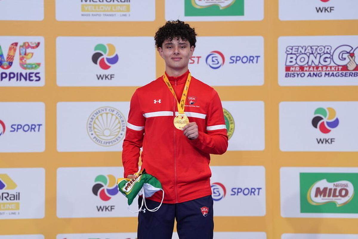 Team USA’s Martin Davila of Divine Savior Academy.