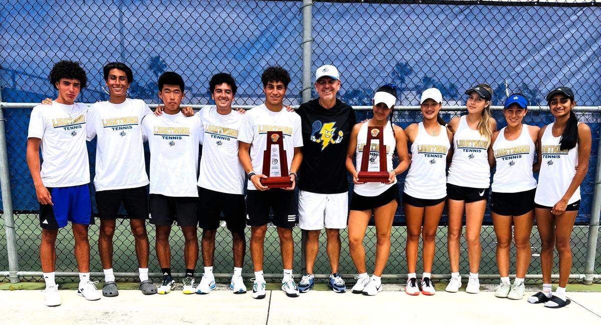 Cypress Bay swept the district team titles in boys’ and girls’ tennis.