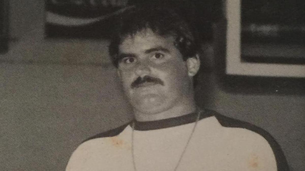 Coach Isaac Liber poses for a photo during his time coaching Miami Private School in the early 1980s.