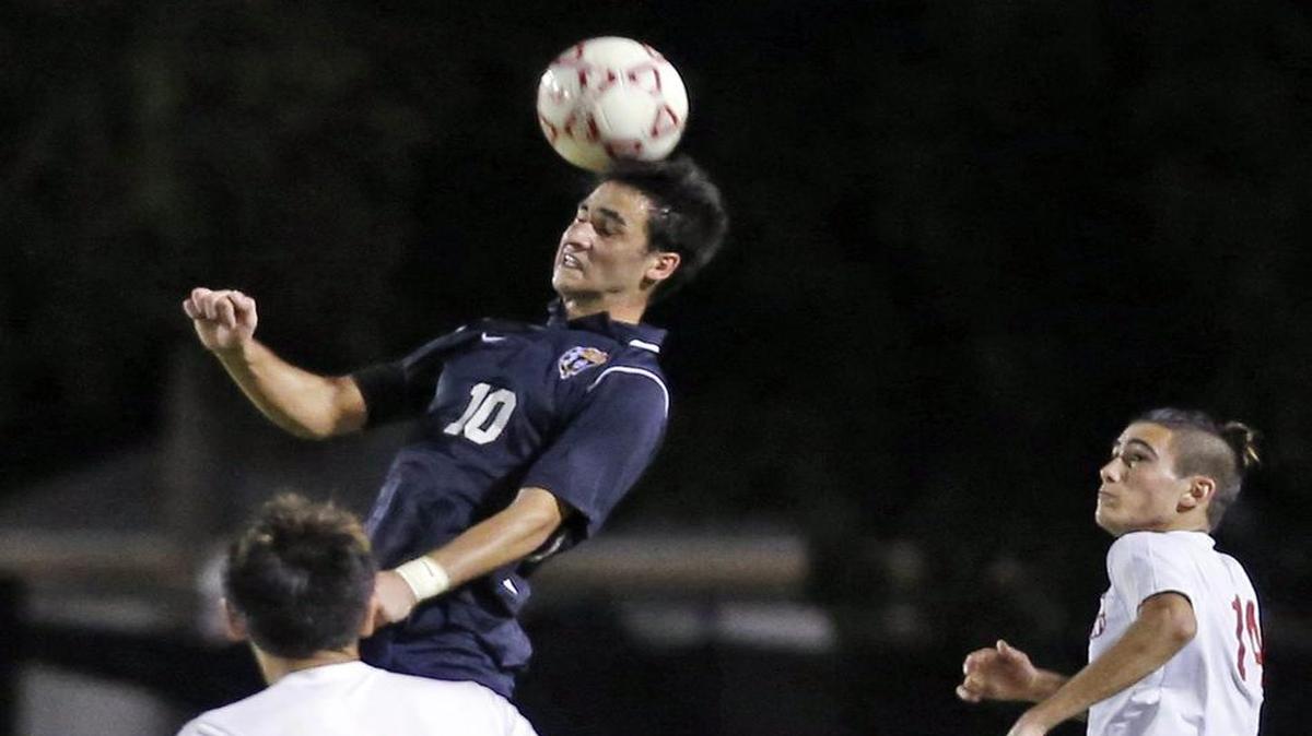 Belen Jesuit’s Frankie de la Camara (10) scored 59 goals with 14 to lead the Wolverines to their first state soccer championship.