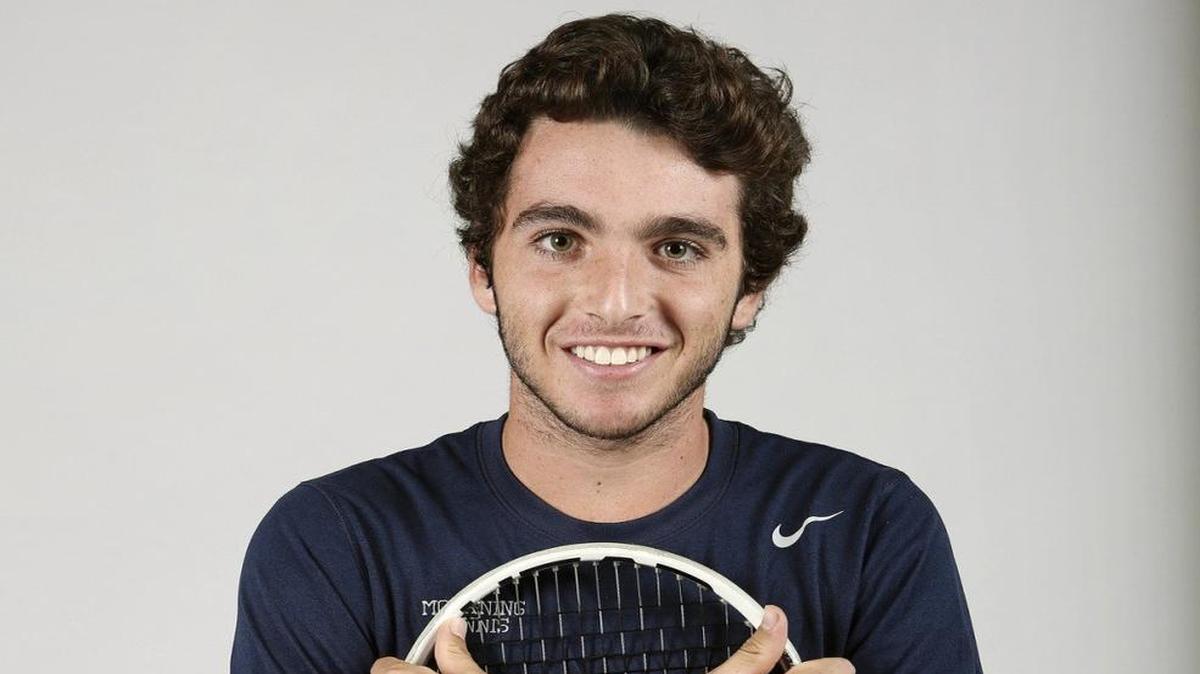 Tom Jaworski of Mourning High School cruised to a 6-0, 6-0 victory in No. 1 singles against Coral Reef in the semifinals of the GMAC Tournament on Wednesday, March 16, 2016.