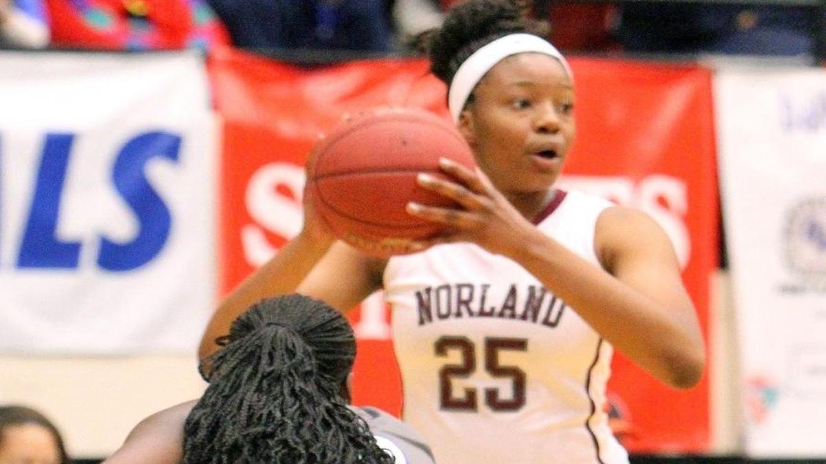 Miami Norland's Tyana Williams, shown in a game last season, had 11 points and 10 rebounds in a GMAC quarterfinal victory over South Dade on Tuesday, Jan. 19, 2016.