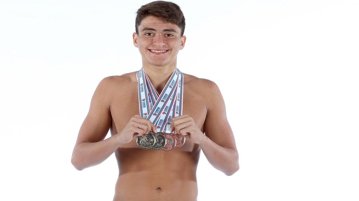 Gulliver Prep junior Miguel Cancel won gold in the 200-yard individual medley and the 500-yard freestyle at Saturday’s state swimming meet, where the boys’ team and girls’ team also won championships.