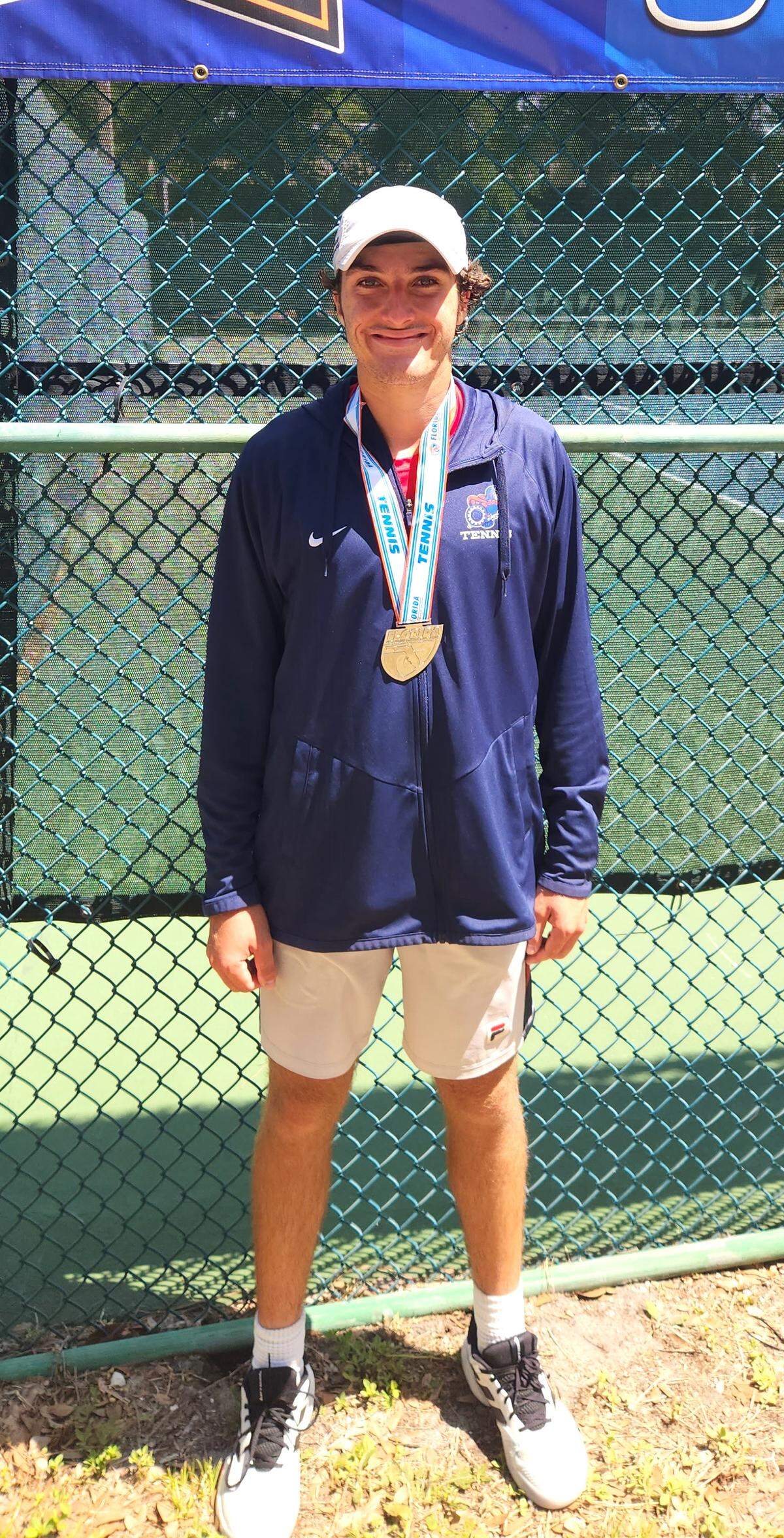 Lorenzo Lopez of Miami Country Day was a state runner-up in Class 1A boys’ singles during the FHSAA Tennis State Championships in Central Florida.