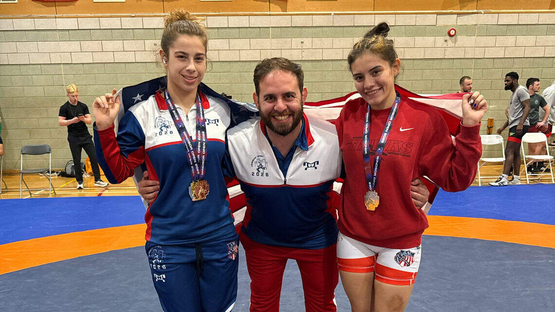 Florida Christian wrestlers in London. Karate Kid is Divine. Plus, state track honors