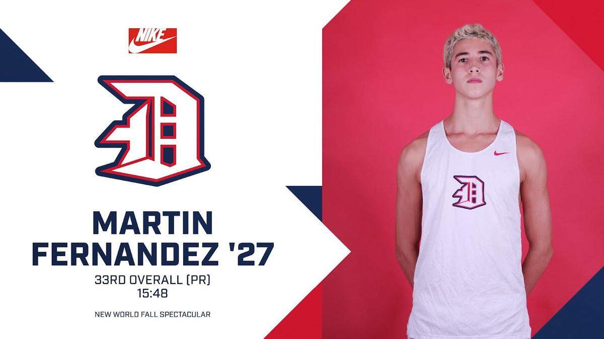 Martin Fernandez of the Doral Academy boys’ cross-country team.