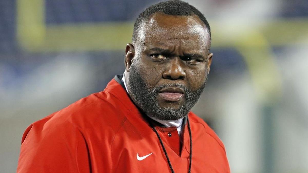 Southridge head coach Billy Rolle on the sidelines as Miami Southridge plays Orlando Dr. Phillips for Class 8A state football championship at Camping World Stadium in Orlando on Sat., Dec. 10, 2016.