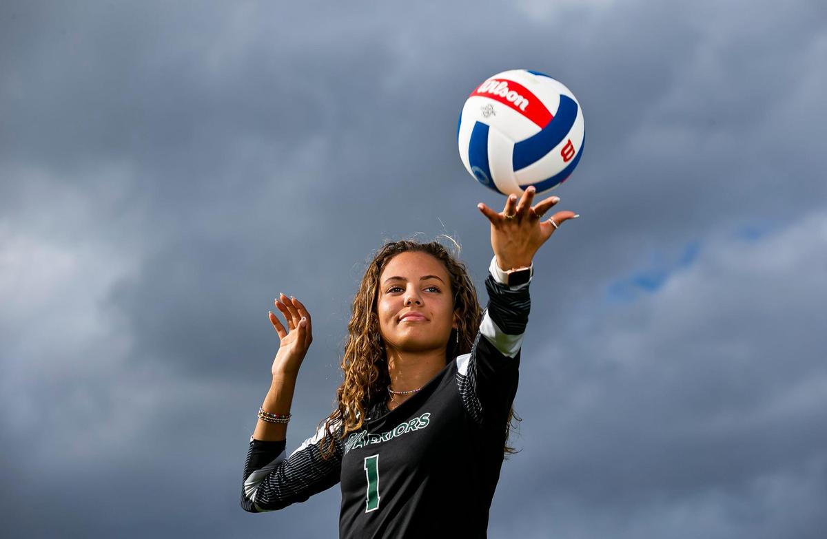 Dade Volleyball Player of the Year Emily Matias from Westminster Christian School is photographed at A.D. Barnes Park in Miami, Florida on Wednesday, January 12, 2022.