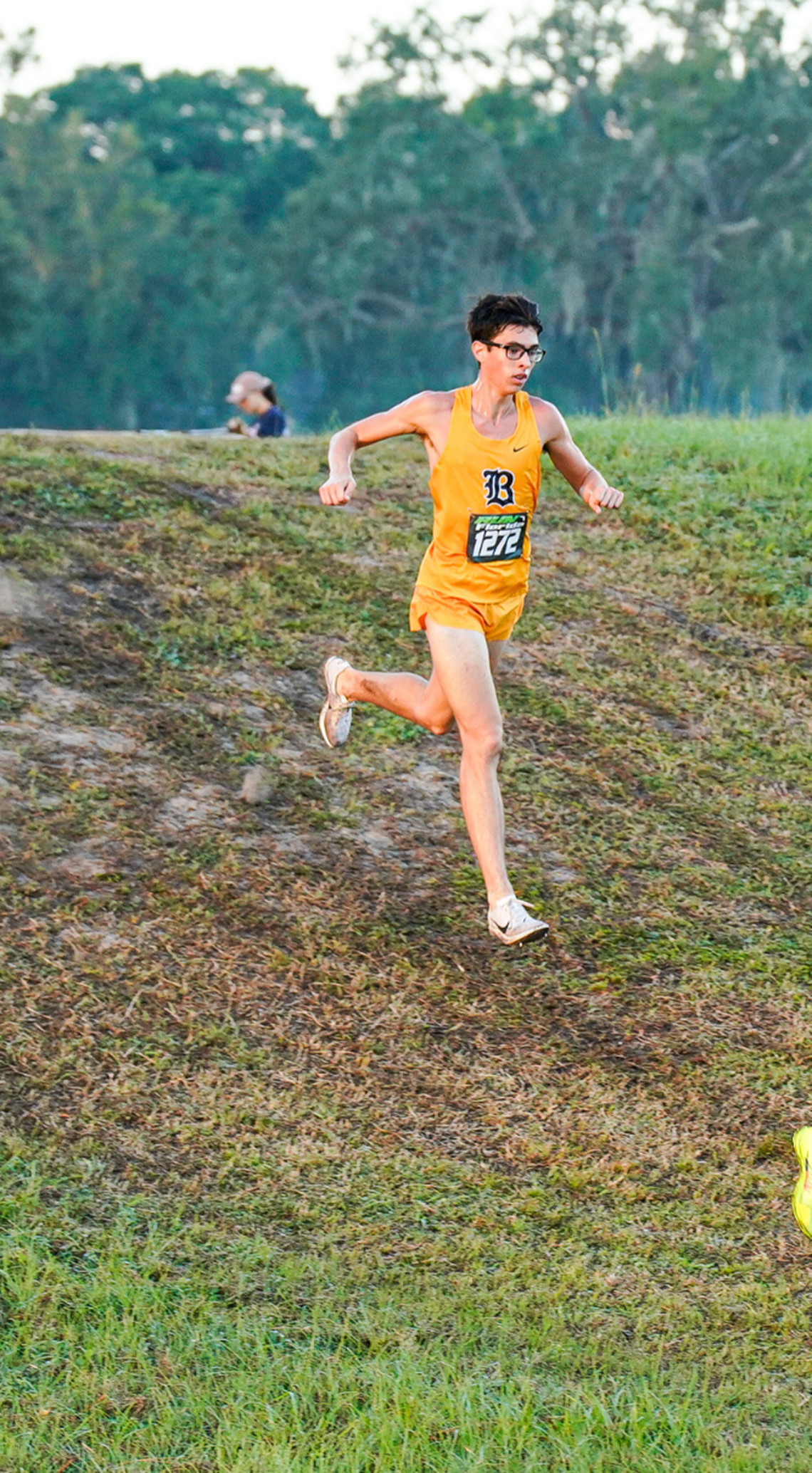 Armando Cruz of the Belen Jesuit boys’ cross-country team.