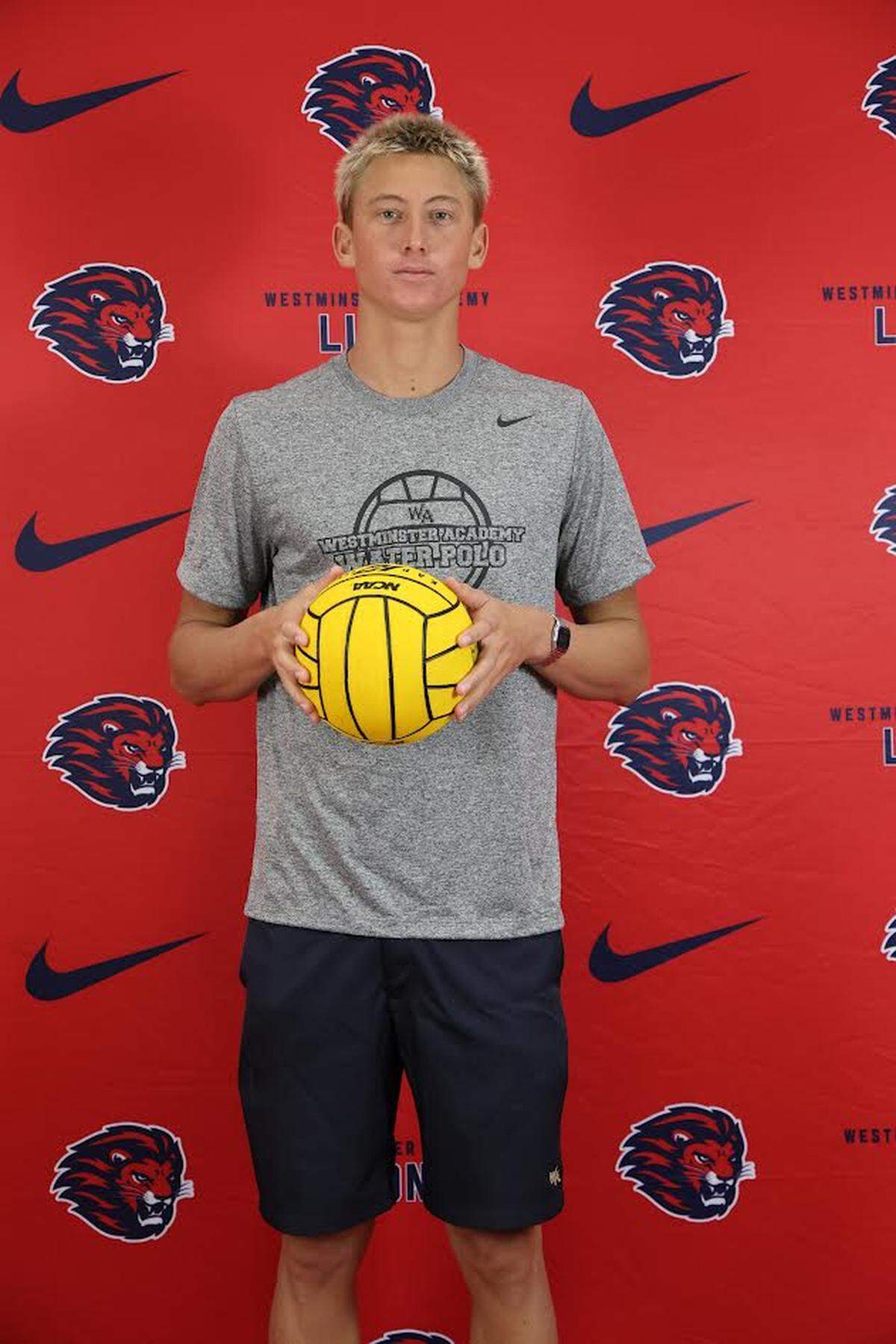 Dane Fox of the Westminster Academy boys’ volleyball team.