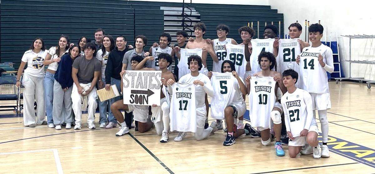 The Region 4-2A champion and state final four qualifying Ronald Reagan Doral High School boys’ volleyball team.