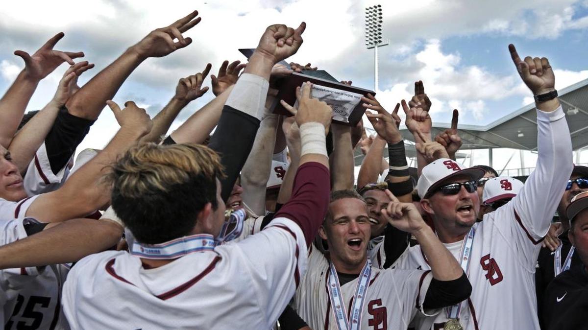 The Stoneman Douglas baseball team was the last Broward team to bring home a state title with a 3-0 win over Christopher Columbus 3-0 for the 9A State Championship at jetBlue Park in Fort Myers on Sat., May 21, 2016.