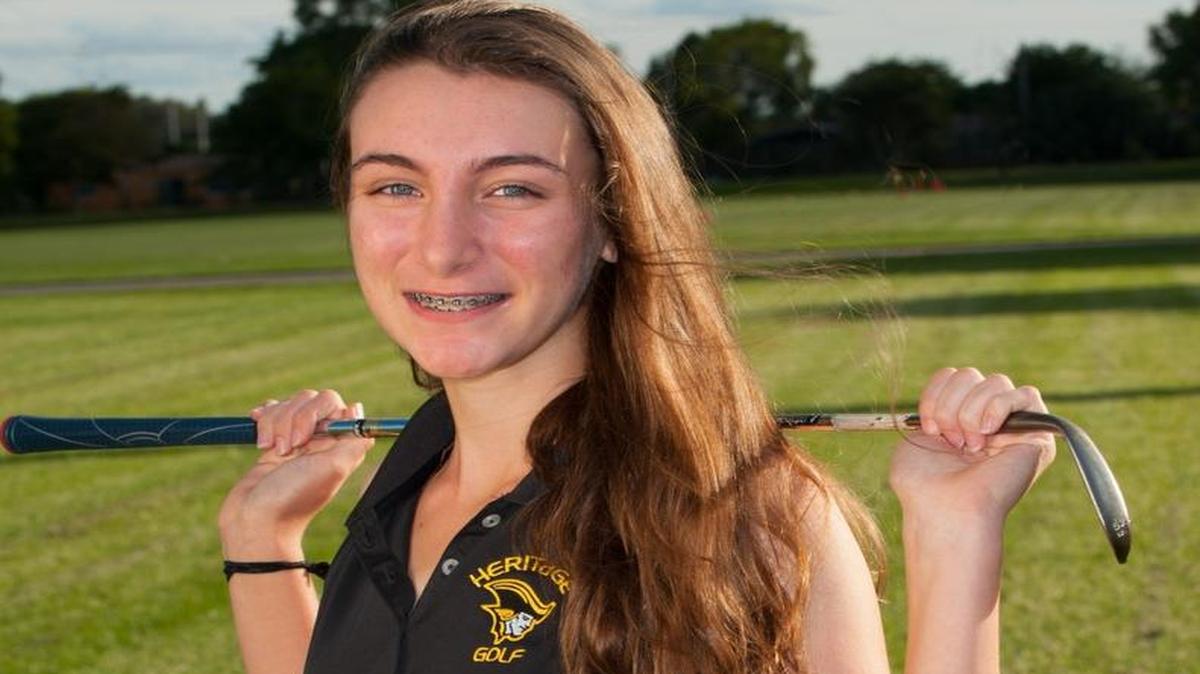 Jillian Bourdage won medalist honors with a 2-under-par 70 for runner-up American Heritage at the Lady Cougar Invitational on Wednesday, Sept. 7, 2016.