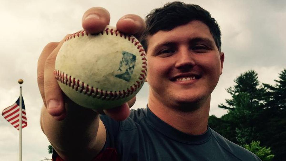 
David Thompson has thrown as fast as 92 mph as the ace on his Division II college team at Anderson University (South Carolina).
