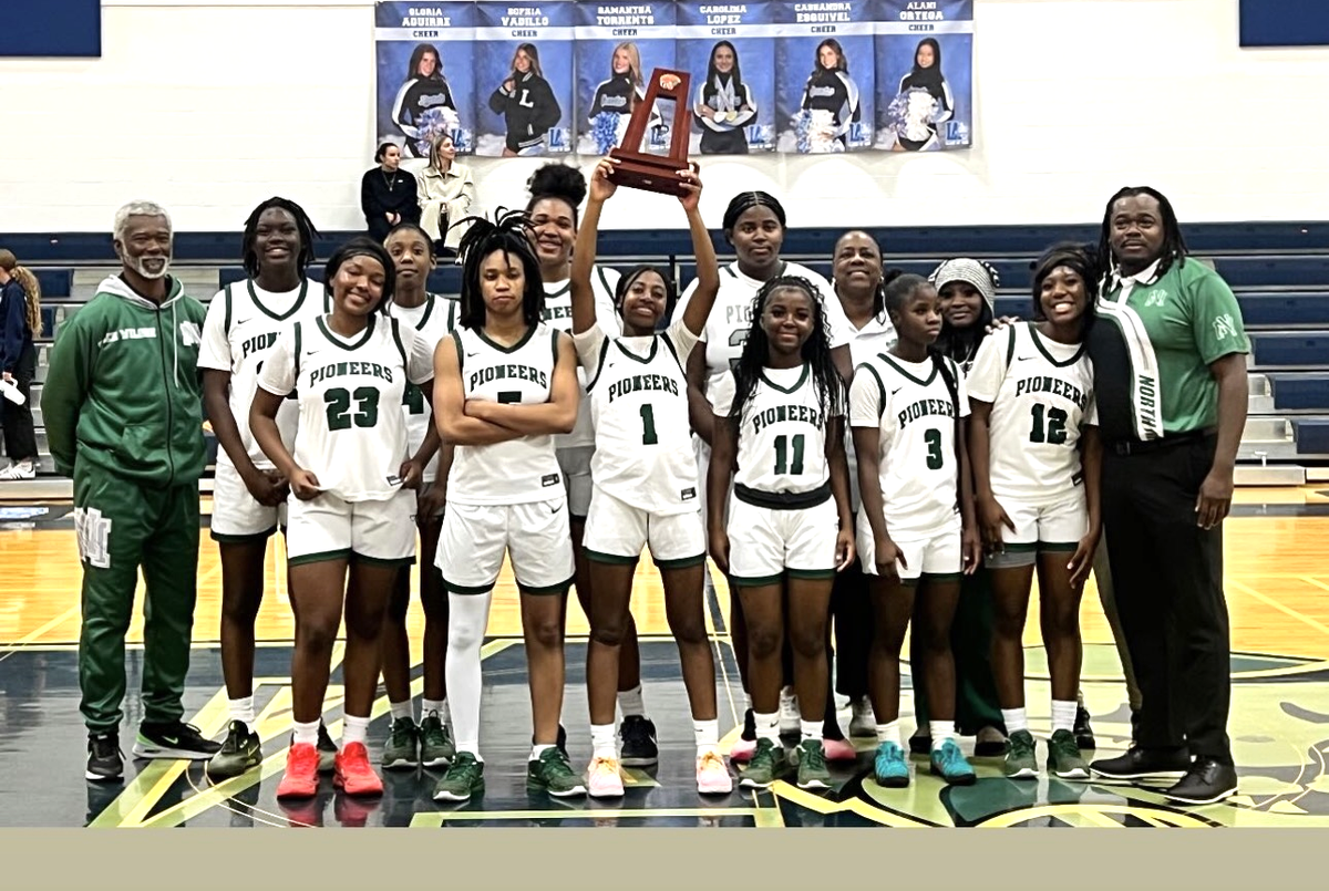 The district champion North Miami girls’ basketball team.