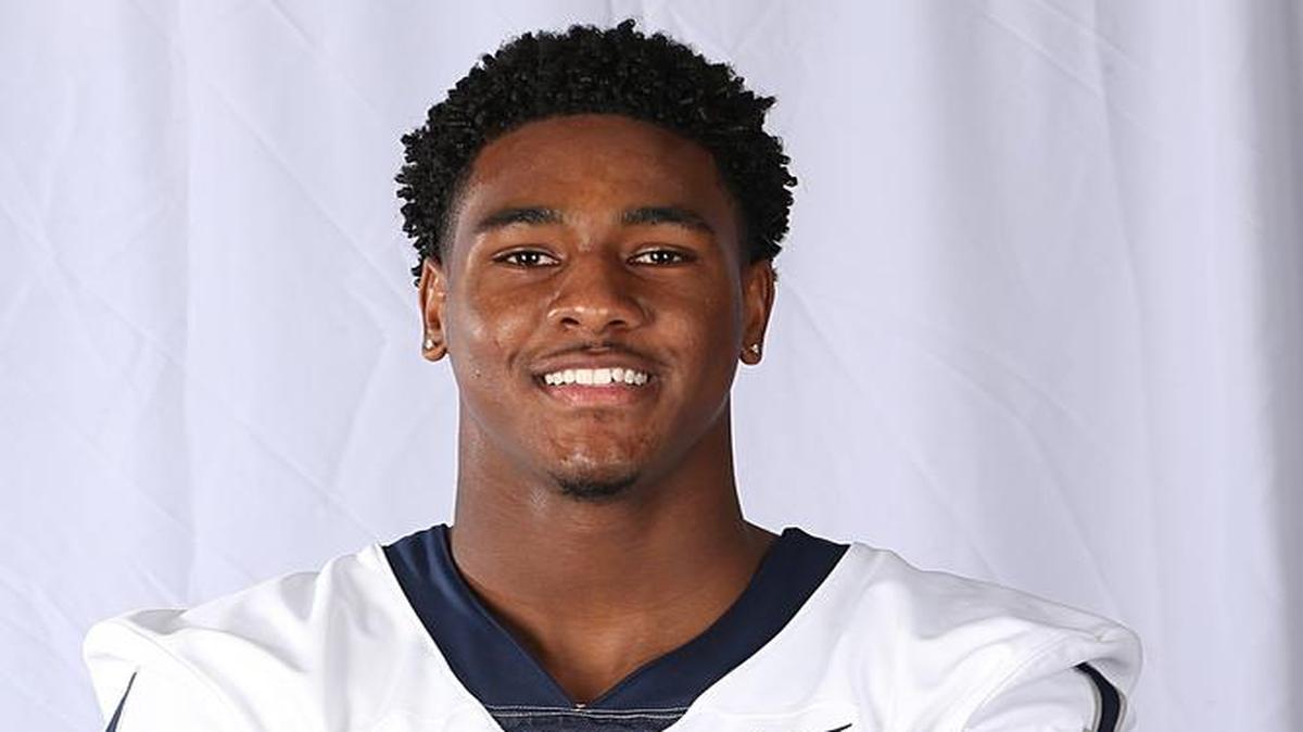 Running back Kenny Mcintosh, a four-star recruit from University School, at High School Football Media Day at Hard Rock Stadium in Miami Gardens, on Saturday, August 05, 2017.