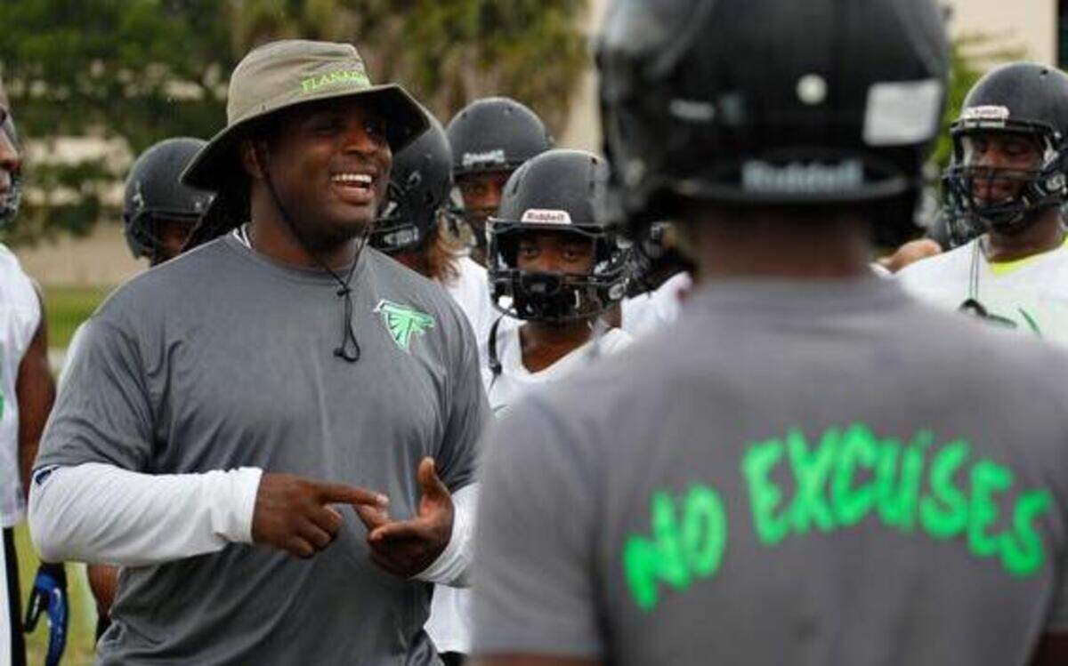 
Flanagan Head coach Devin Bush
