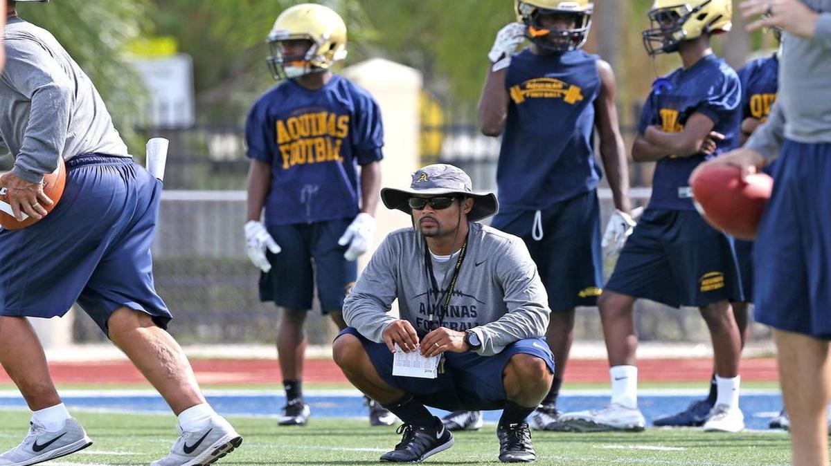 
New St. Thomas coach Roger Harriott and the Raiders will be tested early in the season with a game against Booker T. Washington.

