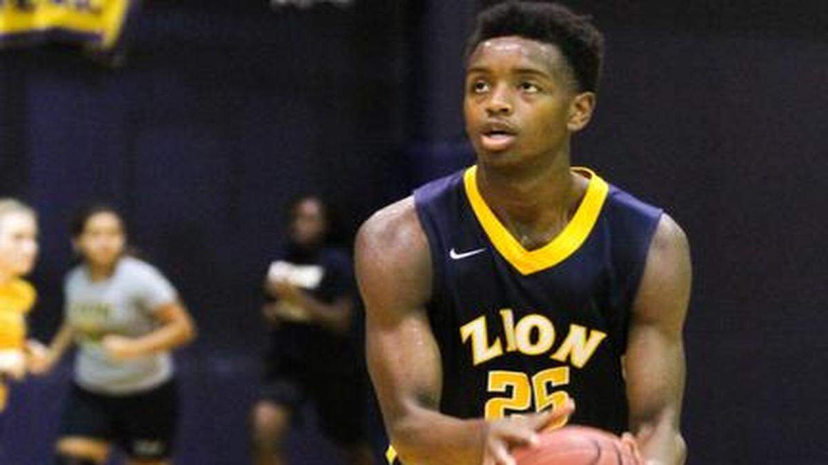 
Keith Stone of Zion Lutheran has a scholarship offer from UF and wants to play in the NBA.
