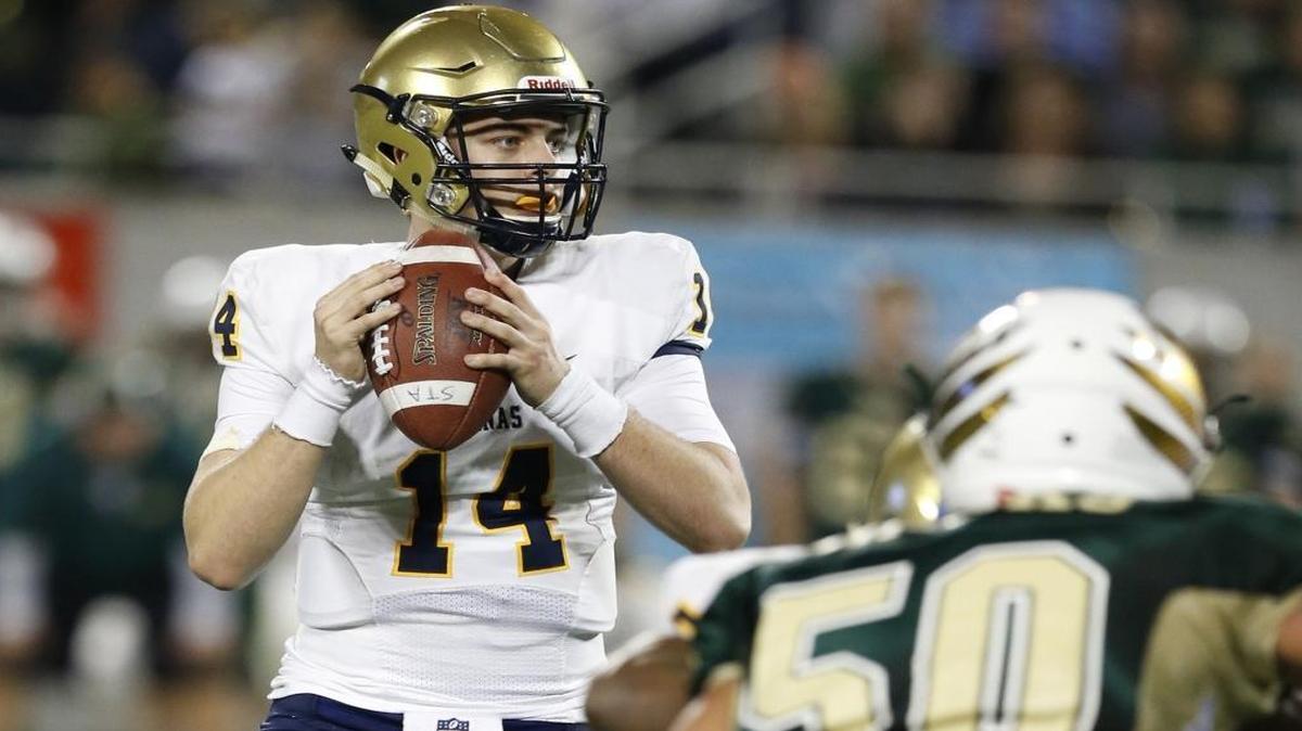 St. Thomas Aquinas quarterback Jake Allen is one of the top quarterbacks in Broward.