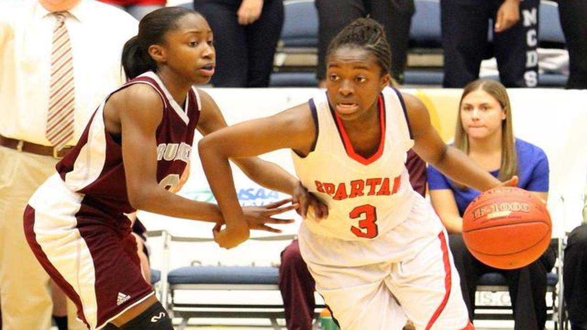 <cutline_leadin>Spartans’ leader: </cutline_leadin>Miami Country Day guard Channise Lewis will assume the leadership role<243> for the defending Class 3A state champion.