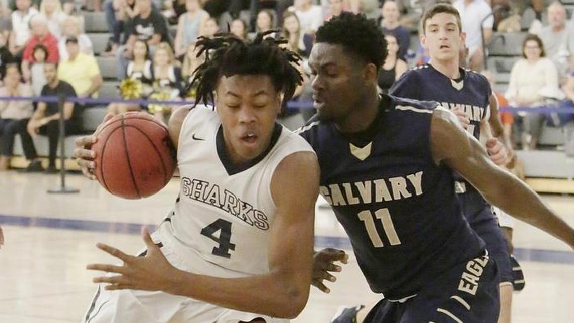 University School basketball star Scottie Barnes (4) is one of the top players in the 2020 class.