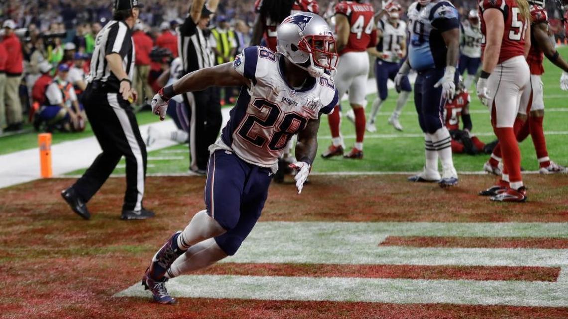 St. Thomas Aquinas alumnus James White scored the game-winning touchdown in Super Bowl 51 last year and is one of 21 NFL players on the final eight playoff teams who played high school football in Miami-Dade or Broward counties.