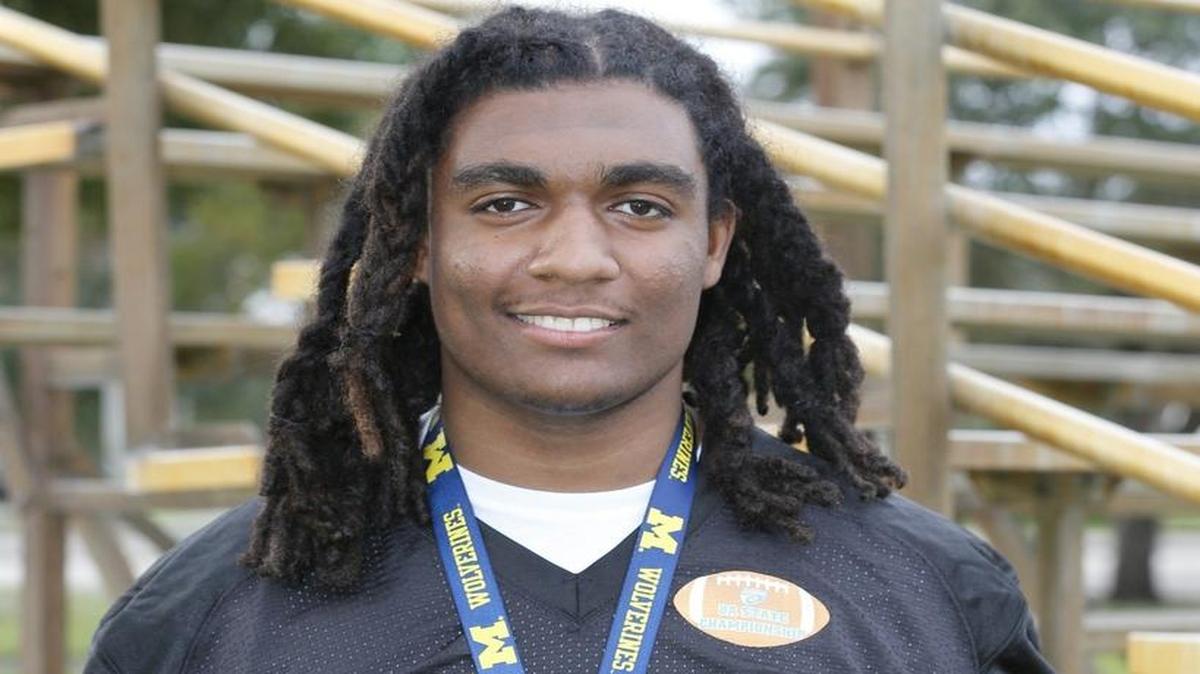 Flanagan linebacker Devin Gil, a former UM commitment, is headed to the University of Michigan.