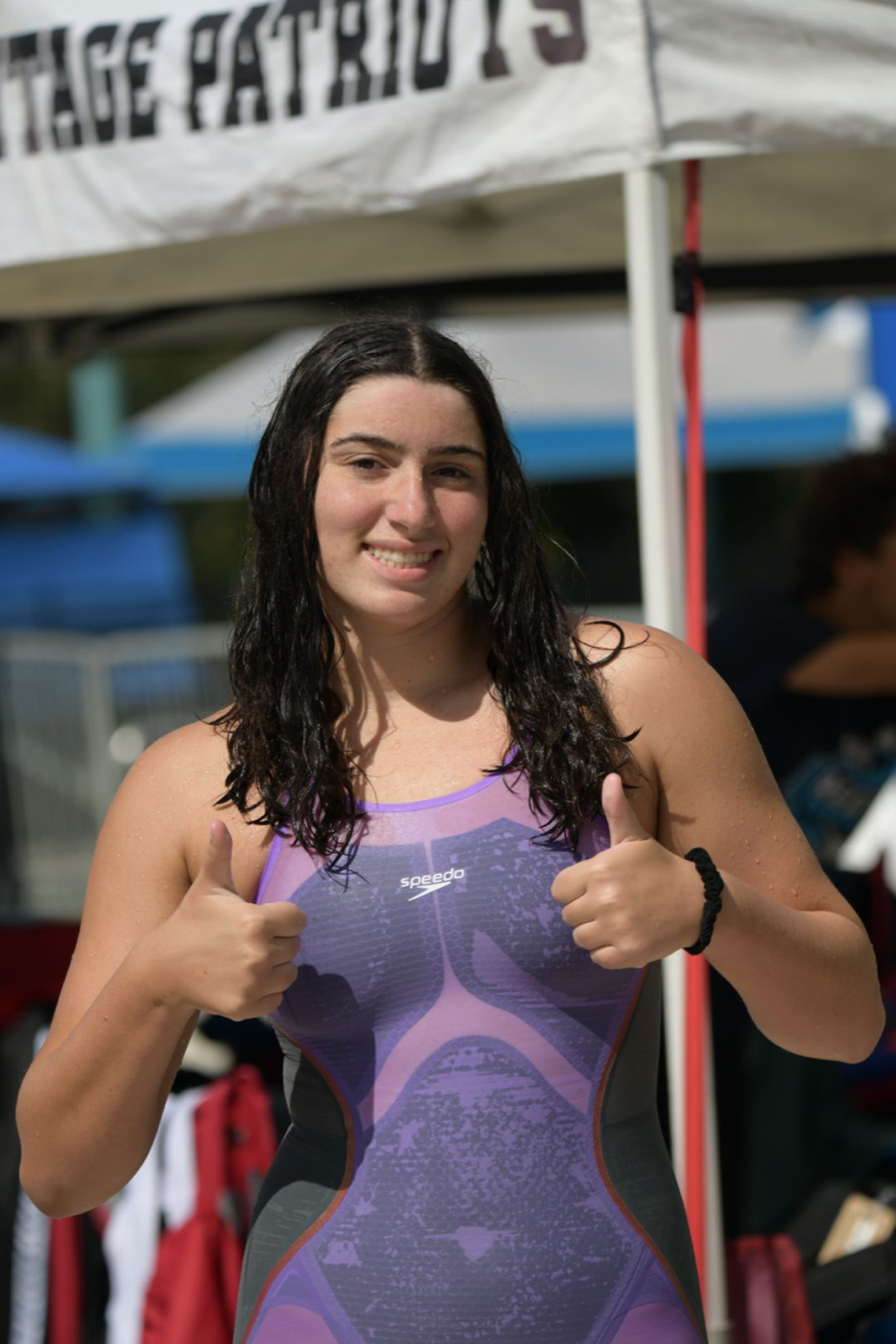 State qualifying Gulliver Prep swimmer Reese Rosenthal.