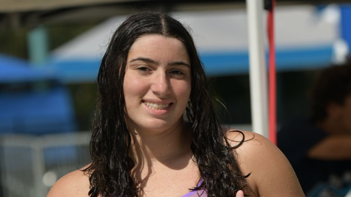 State qualifying Gulliver Prep swimmer Reese Rosenthal.