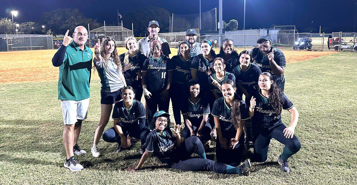 The Flanagan softball team.