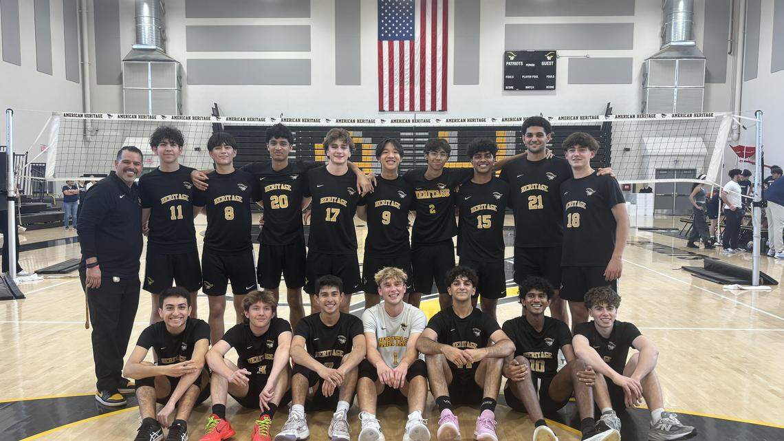 American Heritage boys’ volleyball on a roll. Belen in Chicago, Region water polo, Signing day