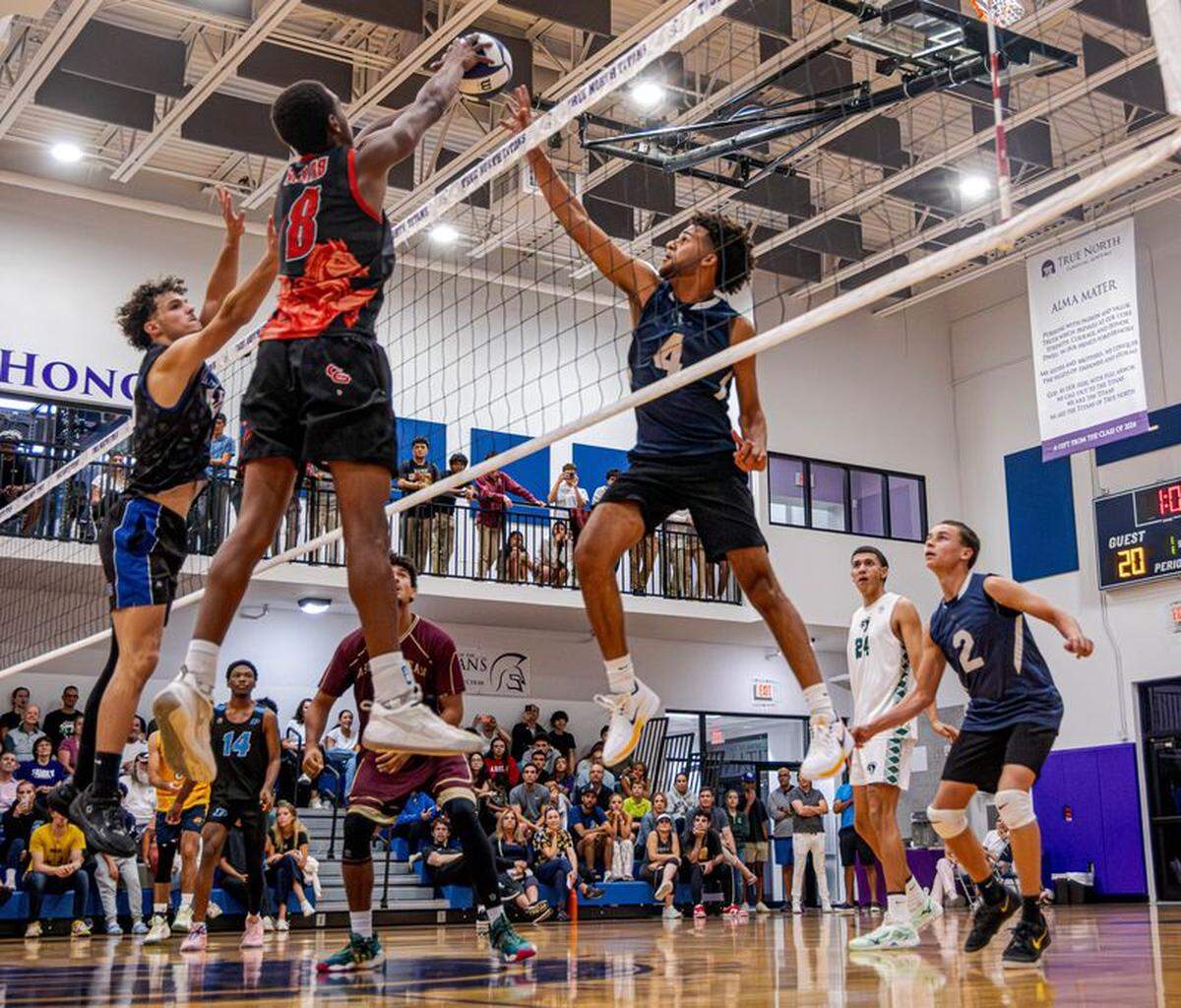 Alexander Ovalle of Colonial Christian had four kills, 1 block and 1 dig for the South during the annual Miami-Dade High School Boys’ Volleyball All-Star Game.