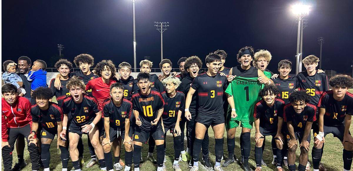 The South Broward boys’ soccer team won a district title.