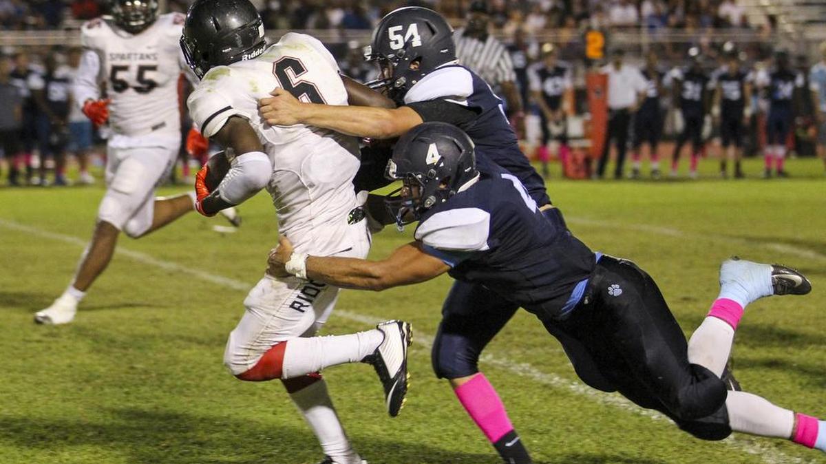Southridge running back Bentavious Thompson helped the Spartans roll over Palmetto 20-0 on Friday night.