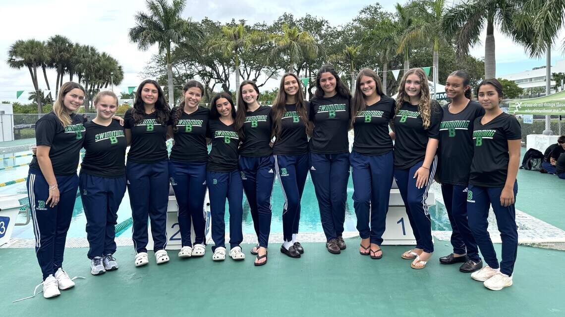 St. Brendan swimming, TERRA bowling, Archbishop Carroll football, Miami Country Day golf