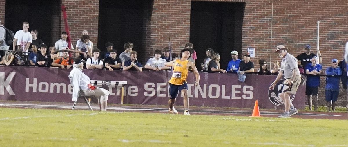 Jaime Saavedra of the Belen Jesuit boys’ track & field team at the FSU Relays in Tallahassee.