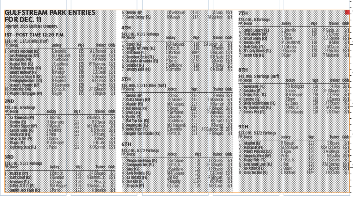 Gulfstream Park entries (9 races) for Thursday, Dec. 11, 2025