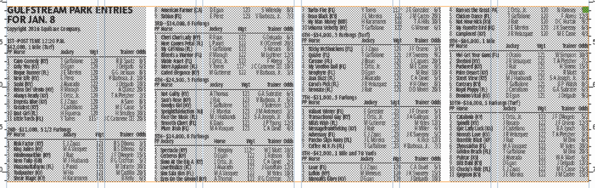 Gulfstream Park entries for Jan. 8, 2026 (10 races)
