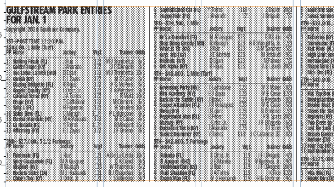 Gulfstream Park entries for Jan. 1, 2026 (10 races)