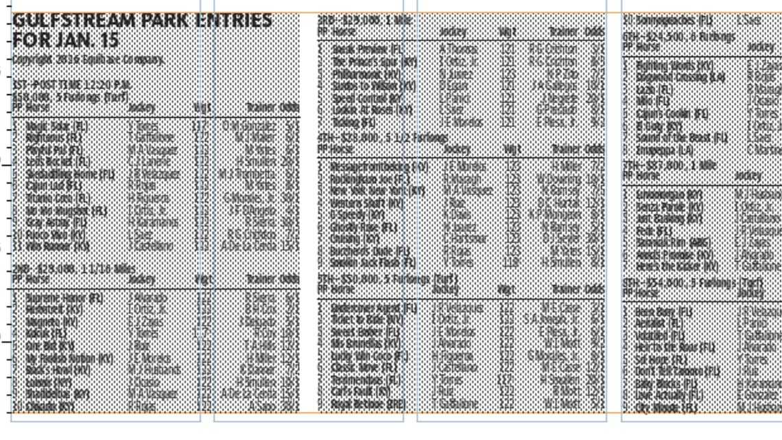 Gulfstream Park entries for Jan. 15, 2026 (10 races)