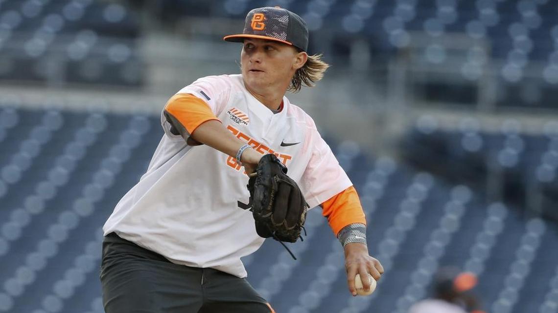 Marlins’ left-handed pitching prospect Braxton Garrett, the team’s first-round draft pick in 2016, was shut down recently after experiencing a left elbow issue.