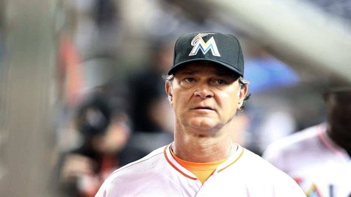 Miami Marlins manager Dan Mattingly leaves the dugout at the end of the ninth inning of the team’s game against the St. Louis Cardinals at Marlins Park in Miami on Friday, July 29, 2016.