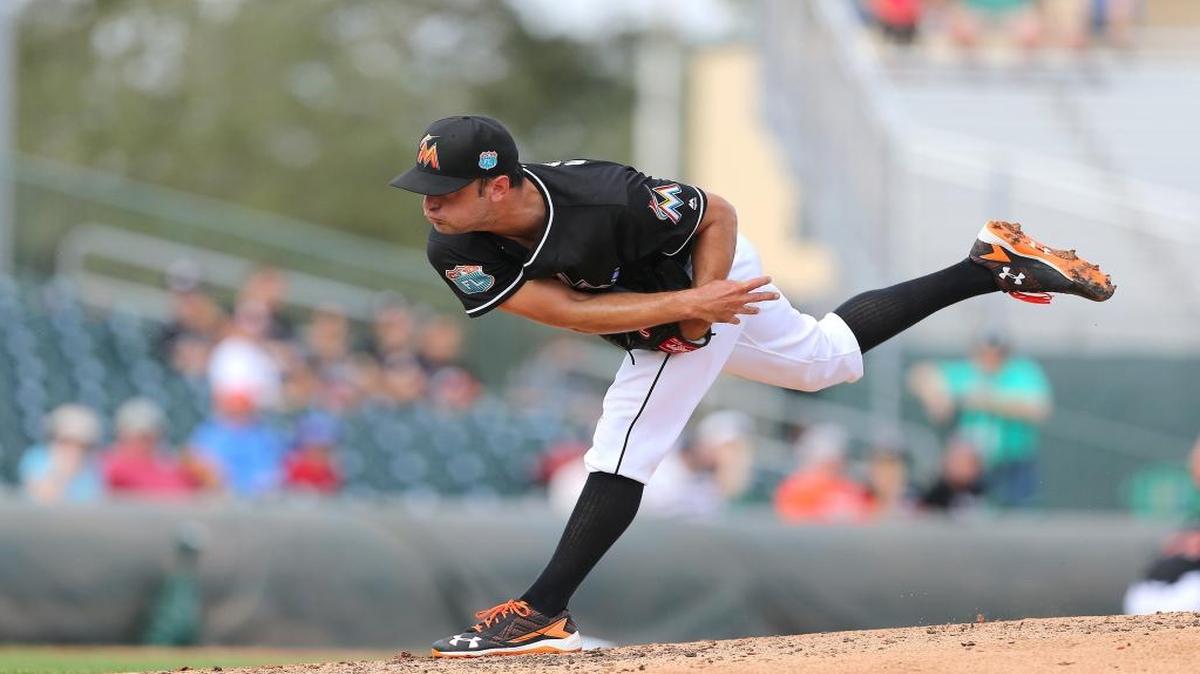 Jarred Cosart has recovered from his bout with vertigo last season and could be a starter for the Marlins.