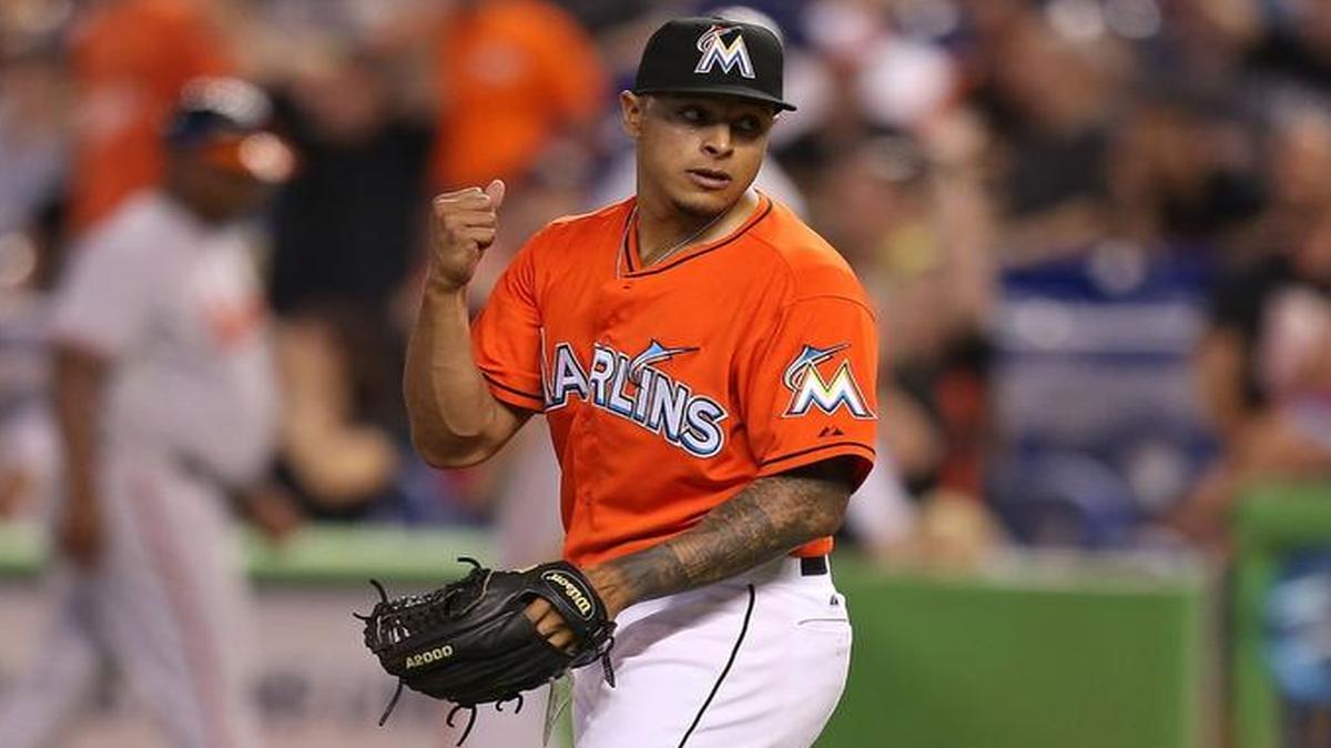 
A.J. Ramos, who took over as the closer for Steve Cishek, has been one of the few bright spots in the Marlins’ bullpen.
