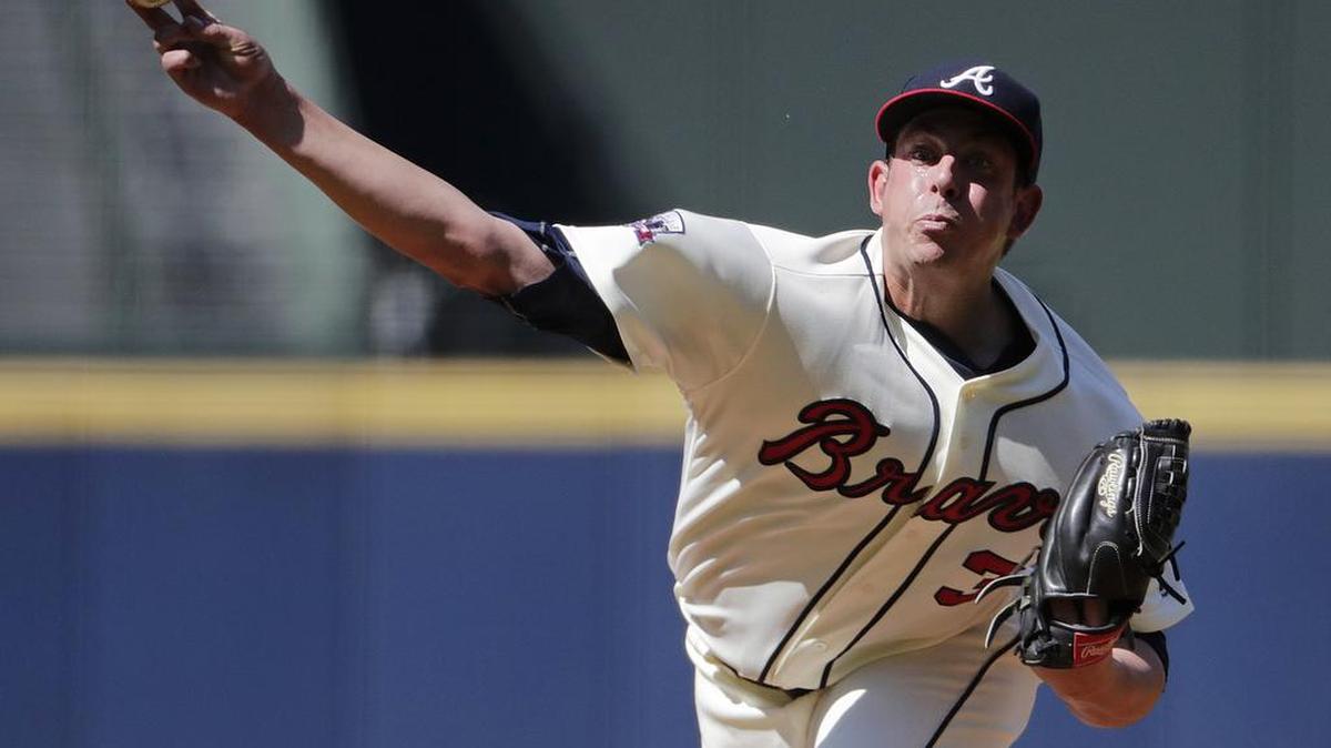 Atlanta Braves starting pitcher Aaron Blair throws in the first inning of a baseball game against the Miami Marlins, Saturday, May 28, 2016, in Atlanta.