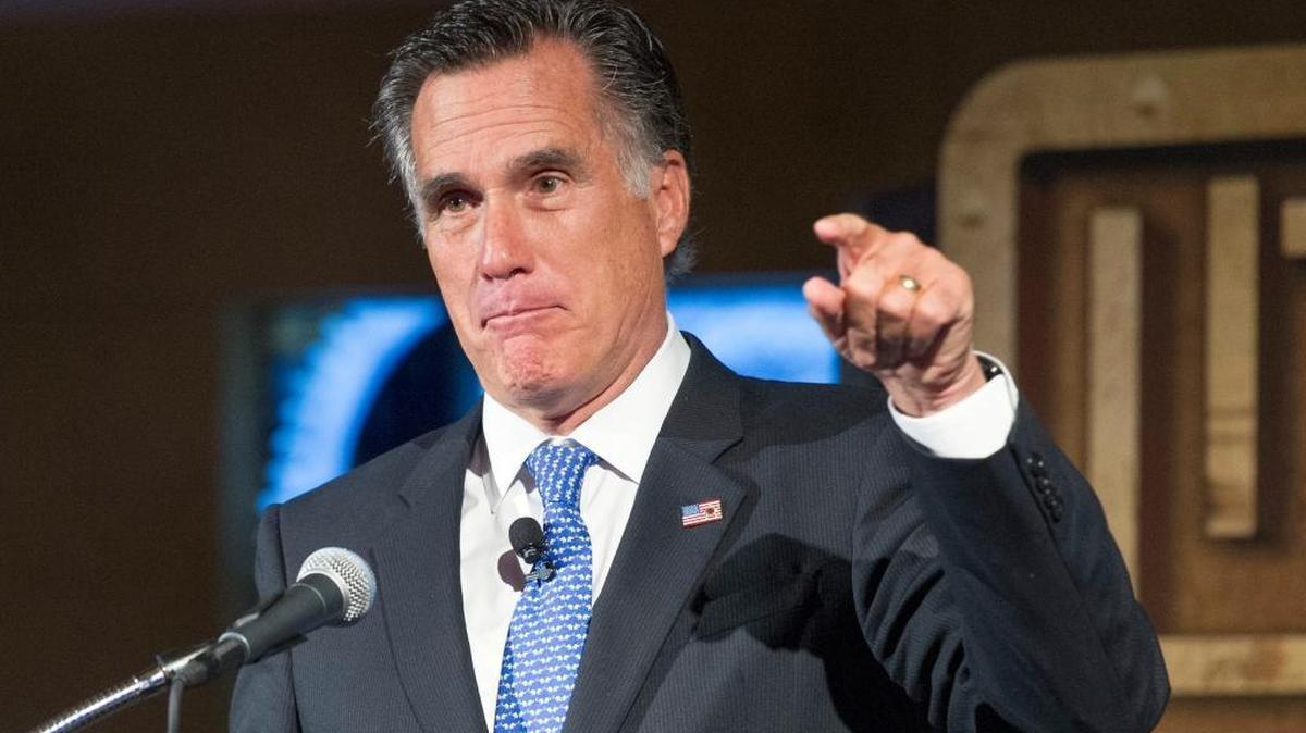 An investment firm of 2012 Republican presidential candidate Mitt Romney considered a bid for the Miami Marlins, according to the Boston Globe.
