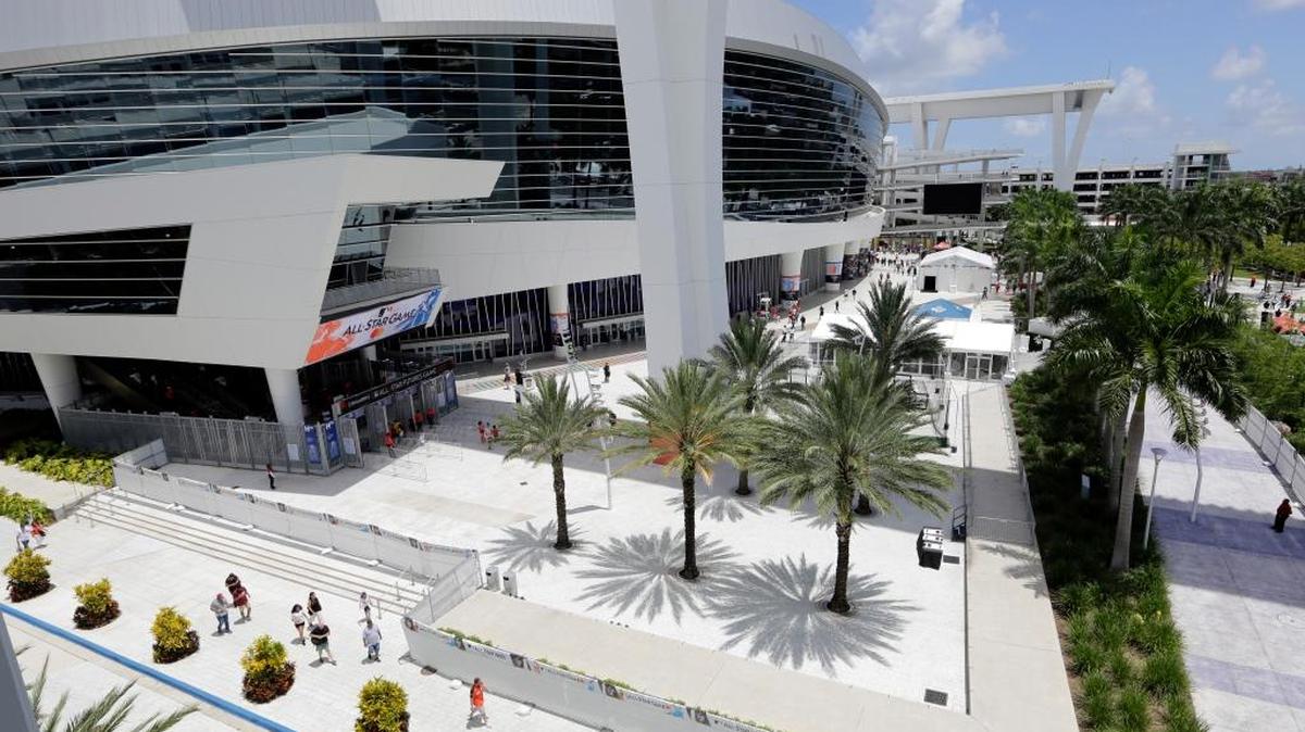Marlins Park before the All-Star Futures Game on Sunday.
